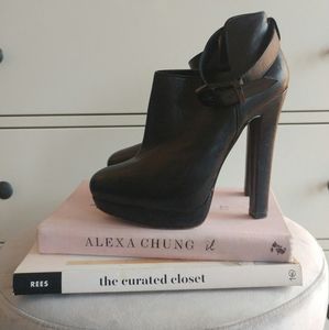 Zara Real Leather Ankle Boots